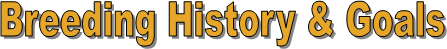 Breeding History & Goals